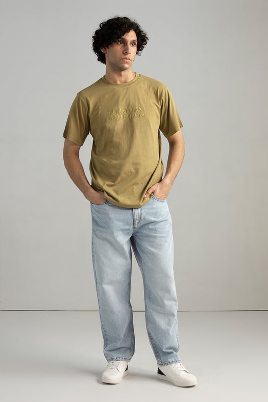 PRINTED SLOGAN T-SHIRT