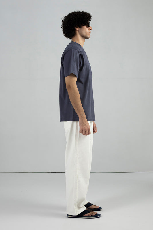 CONTRAST PRINT T-SHIRT