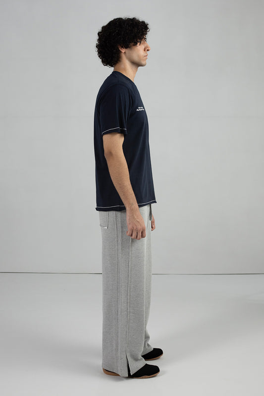 CONTRAST STITCH T-SHIRT