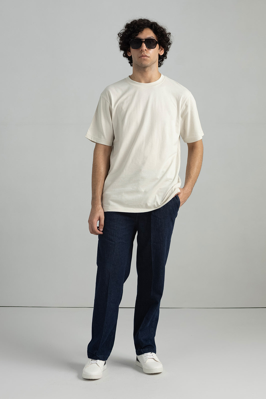 BASIC WEIGHT T-SHIRT|SIDE SLIT