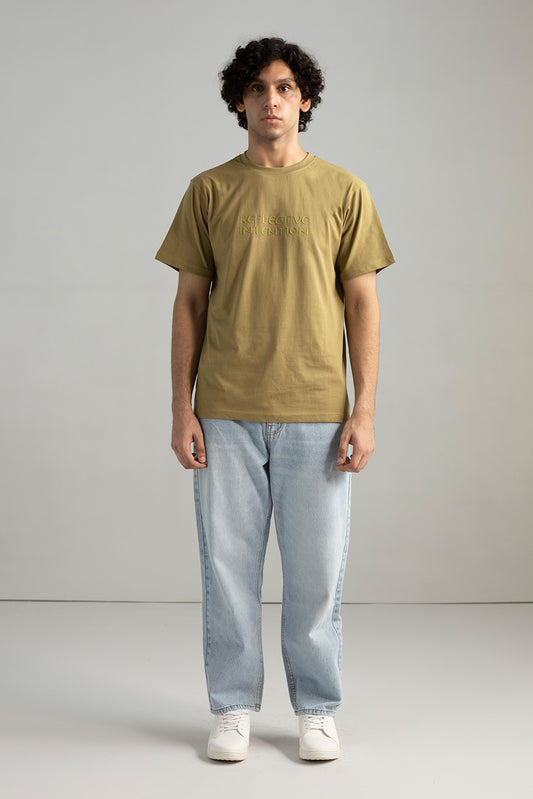 PRINTED SLOGAN T-SHIRT