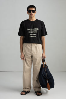 CONTRAST PRINT T-SHIRT