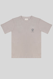 CONTRAST ABSTRACT  PRINT T-SHIRT