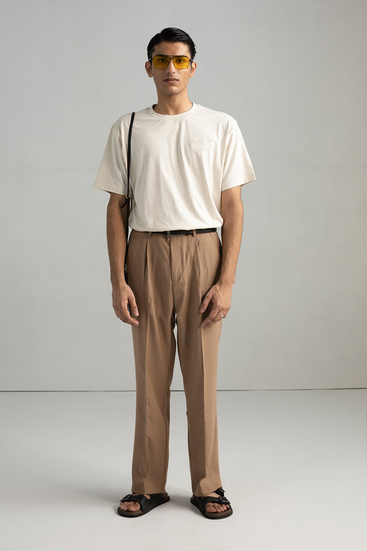 EMBROIDERED TEXT T-SHIRT