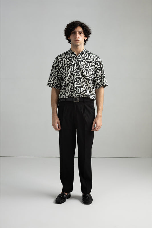 ABSTRACT PRINT SHIRT