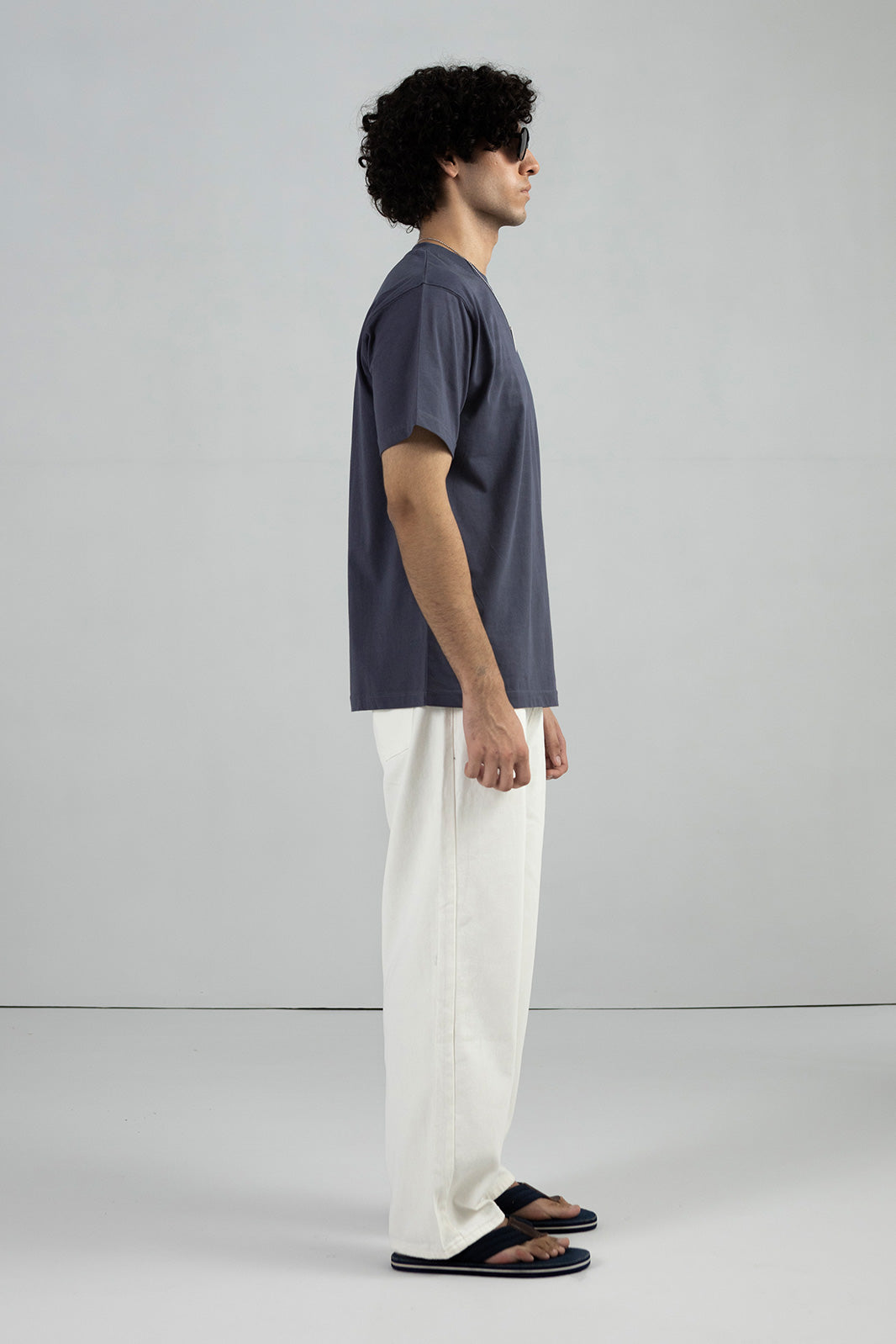 CONTRAST PRINT T-SHIRT