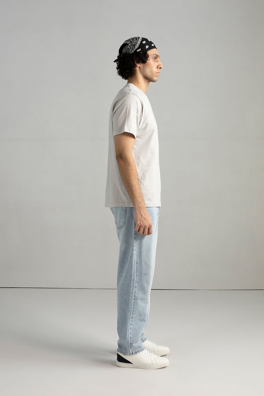 EMBROIDERED TEXT T-SHIRT