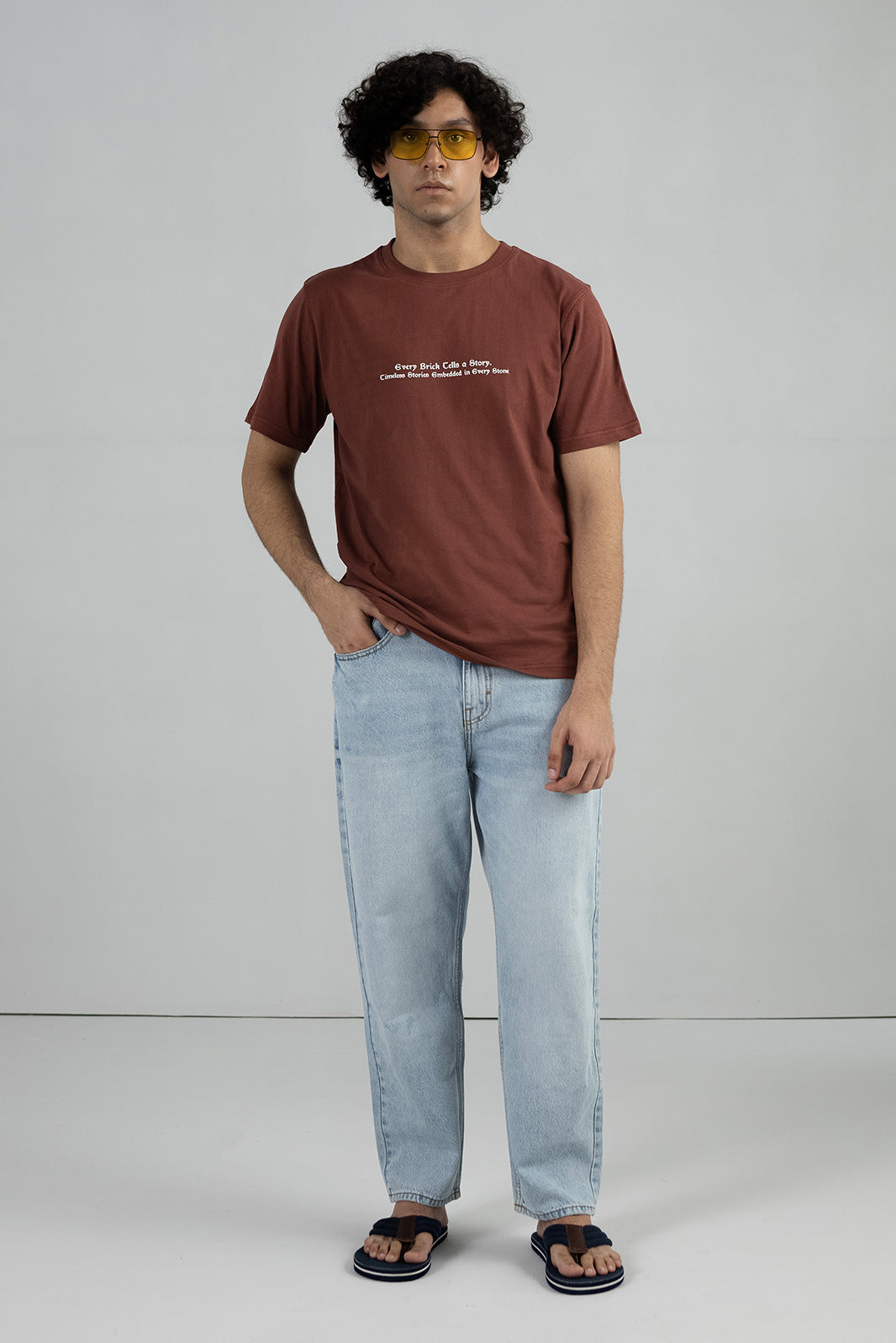 PRINTED SLOGAN T-SHIRT