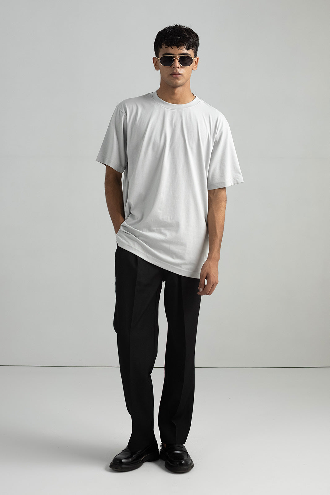 BASIC MEDIUM WEIGHT T-SHIRT|SIDE SLIT