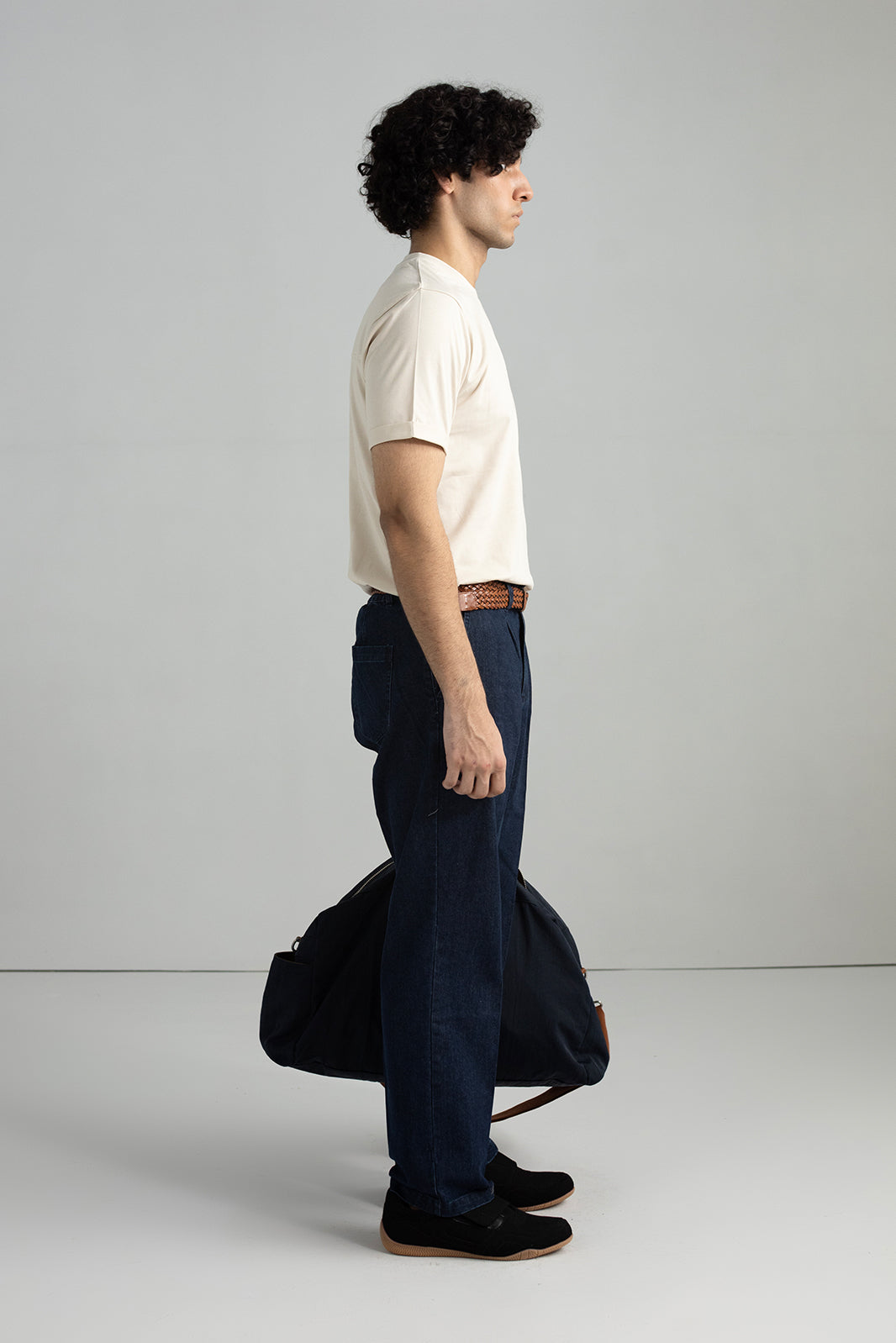 BASIC MEDIUM WEIGHT T-SHIRT|ROLL-UP SLEEVES