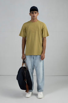 EMBROIDERED TEXT T-SHIRT