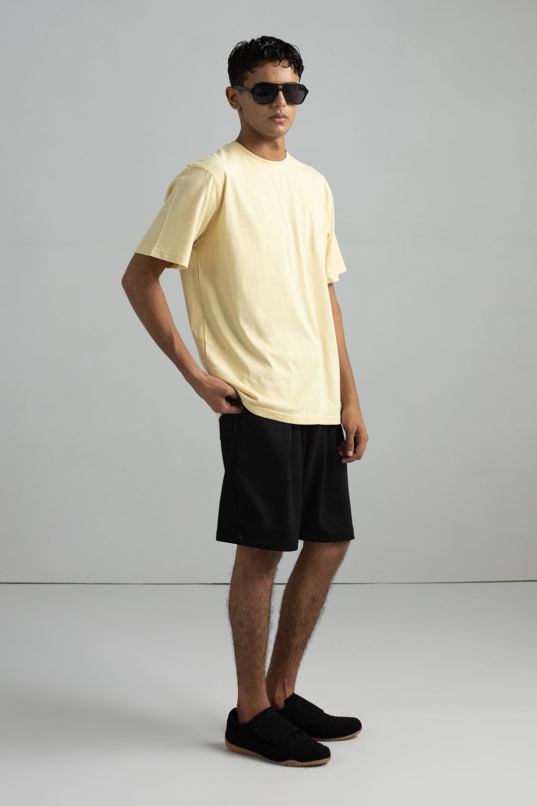 ABSTRACT EMBROIDERED  T-SHIRT