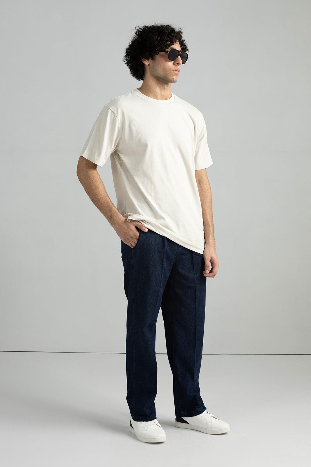 BASIC WEIGHT T-SHIRT|SIDE SLIT