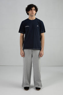 CONTRAST STITCH T-SHIRT
