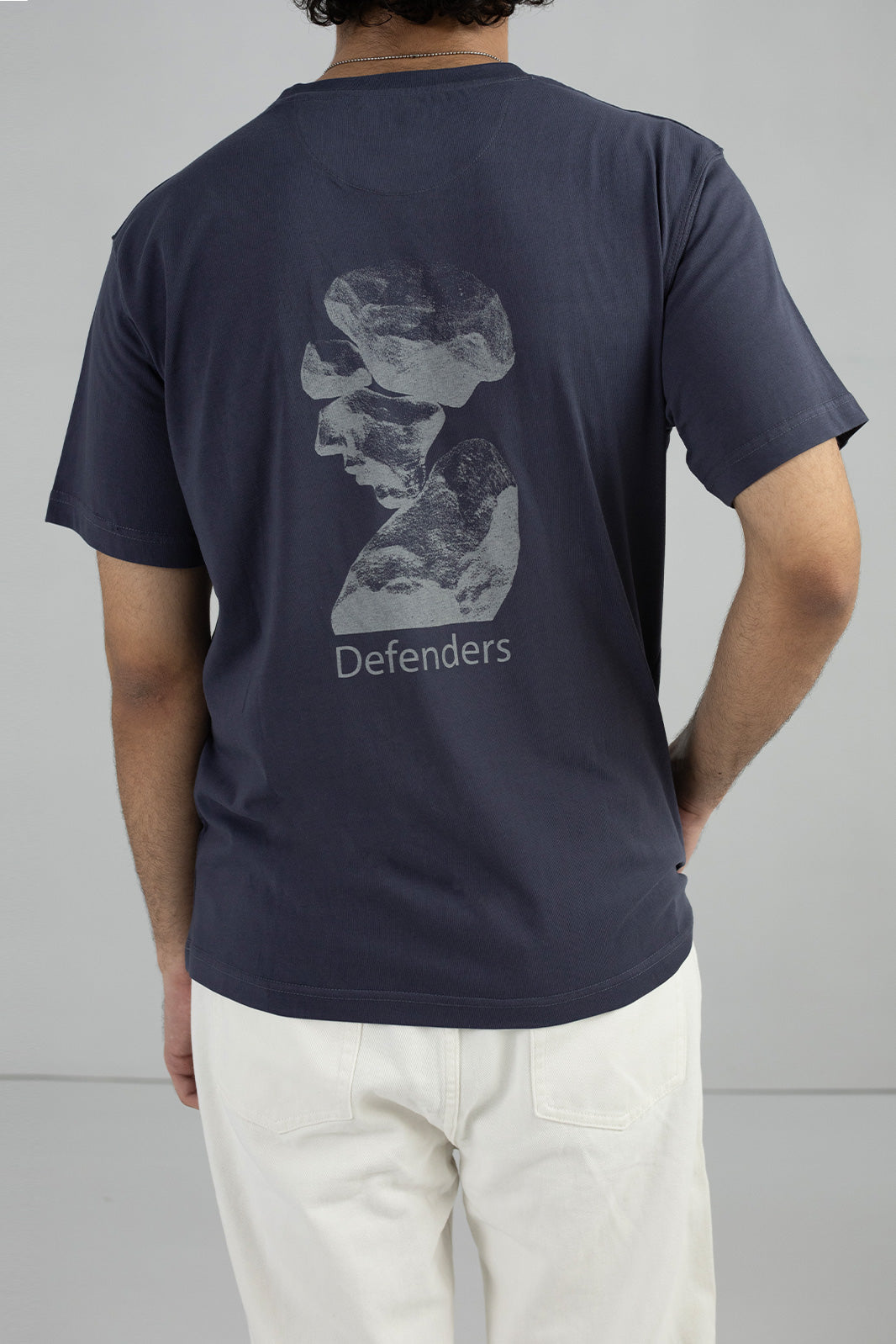 CONTRAST PRINT T-SHIRT