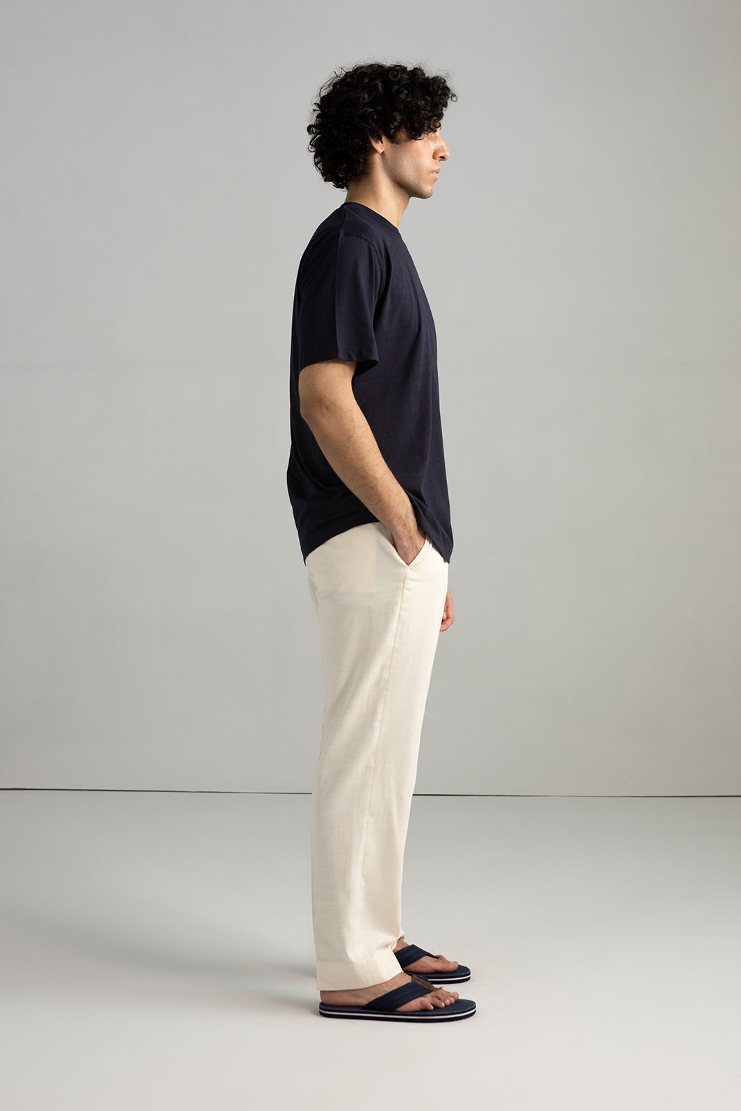 BASIC MEDIUM WEIGHT T-SHIRT|SIDE SLIT