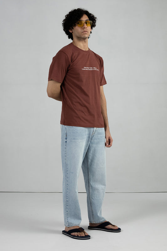 PRINTED SLOGAN T-SHIRT