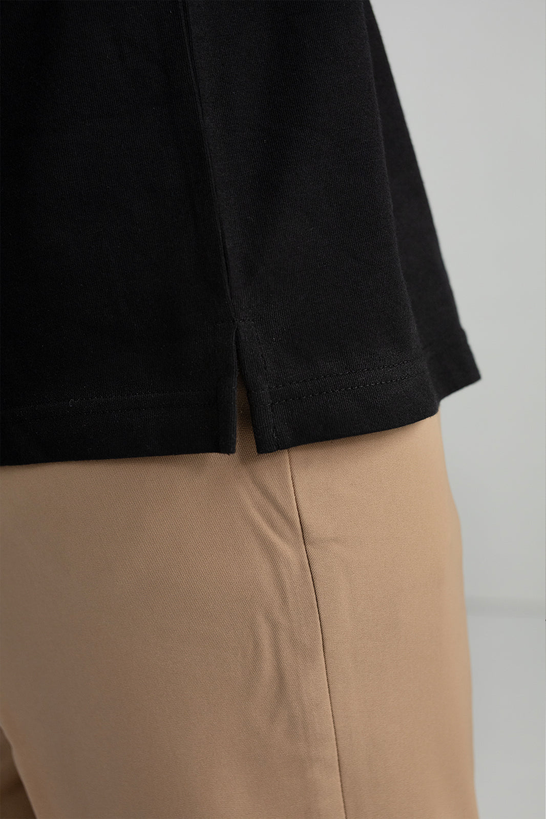 BASIC MEDIUM WEIGHT T-SHIRT|SIDE SLIT