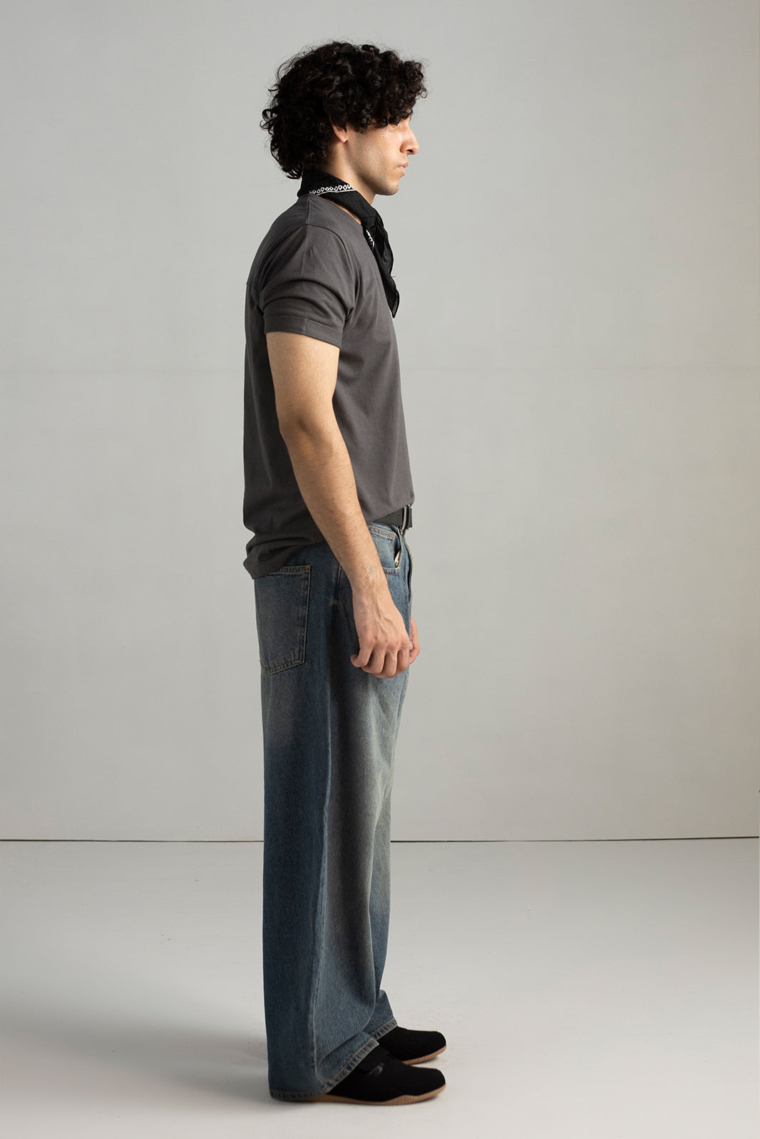 BASIC MEDIUM WEIGHT T-SHIRT|ROLL-UP SLEEVES
