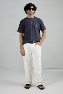 CONTRAST PRINT T-SHIRT