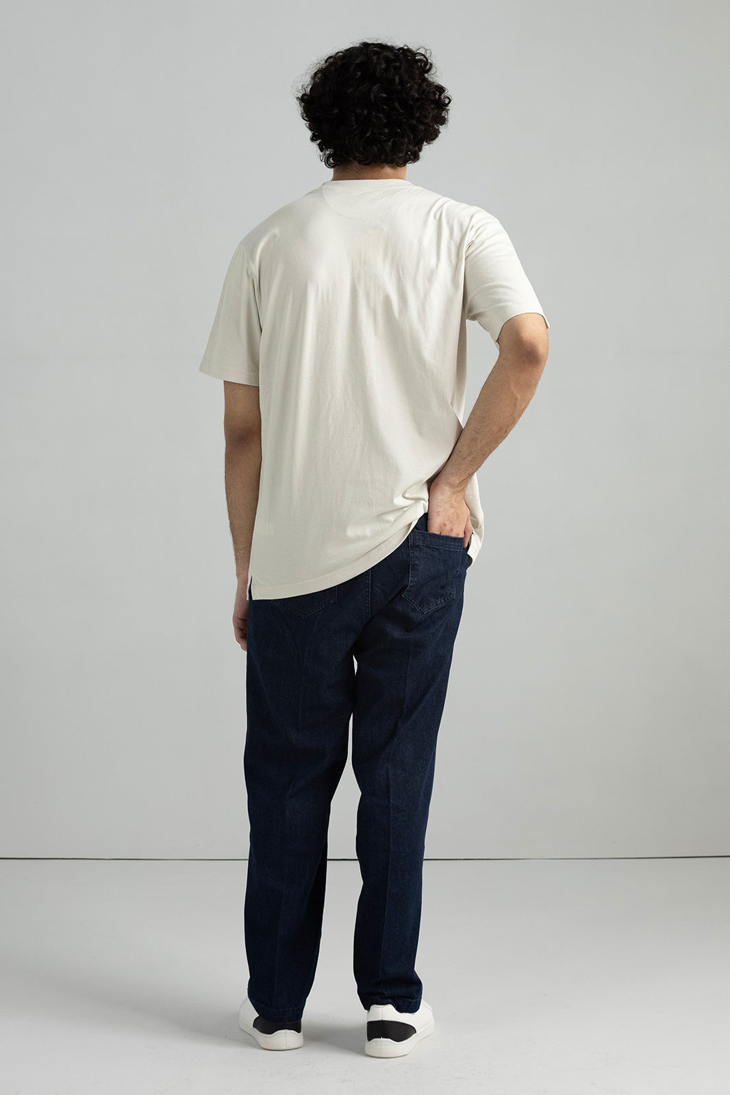 BASIC WEIGHT T-SHIRT|SIDE SLIT