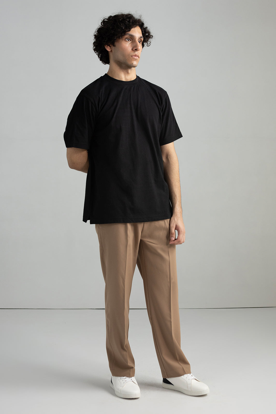 BASIC MEDIUM WEIGHT T-SHIRT|SIDE SLIT