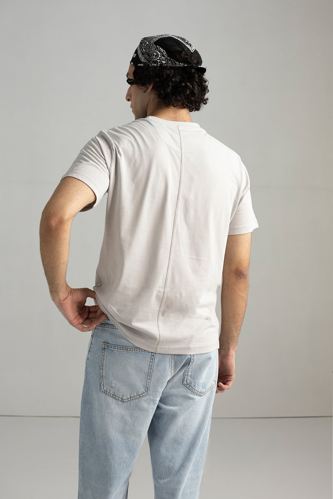 EMBROIDERED TEXT T-SHIRT