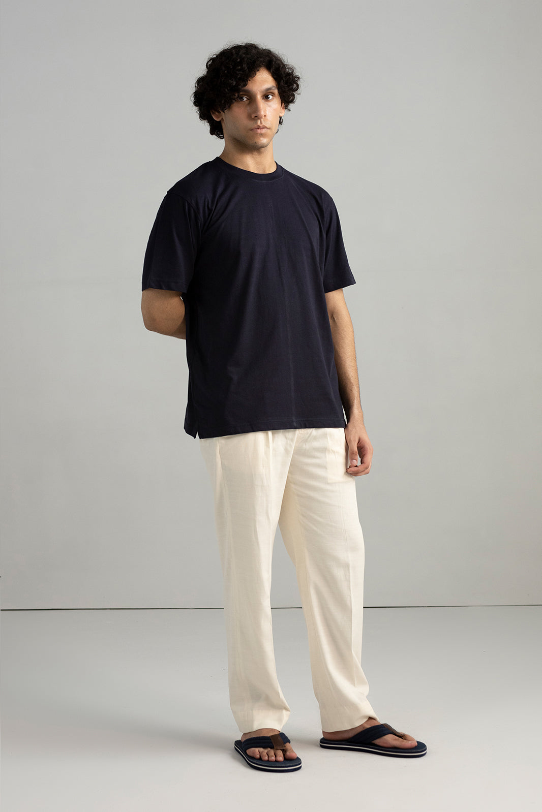 BASIC MEDIUM WEIGHT T-SHIRT|SIDE SLIT