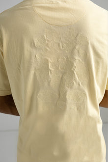 ABSTRACT EMBROIDERED  T-SHIRT