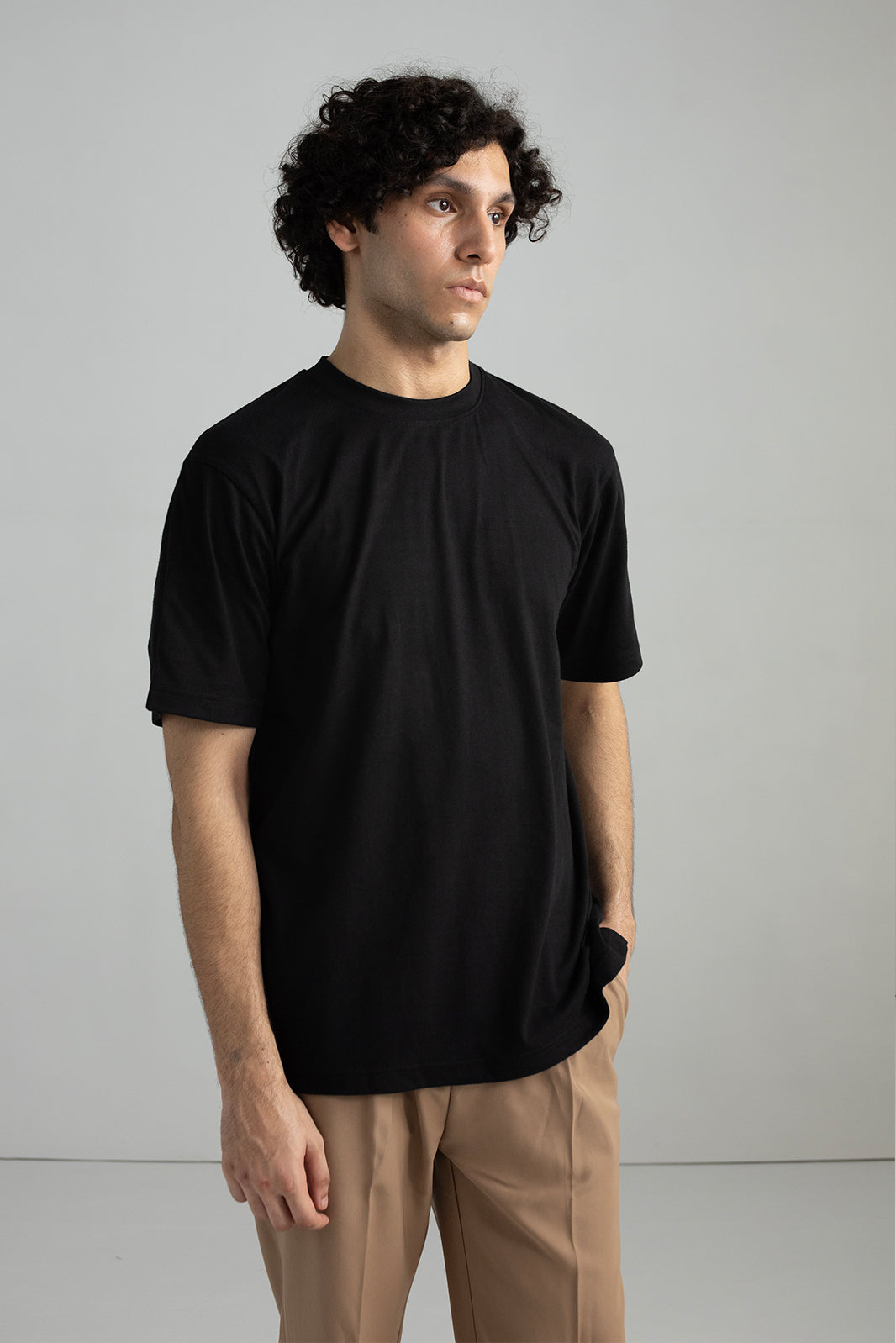 BASIC MEDIUM WEIGHT T-SHIRT|SIDE SLIT