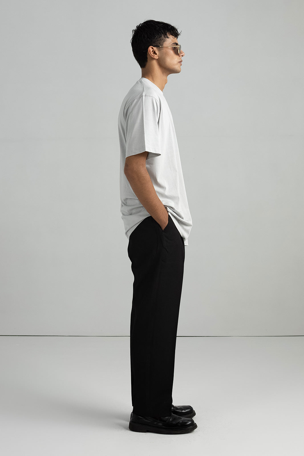 BASIC MEDIUM WEIGHT T-SHIRT|SIDE SLIT