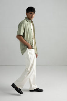 RELAXED FIT ABSTRACT PRINT SHIRT