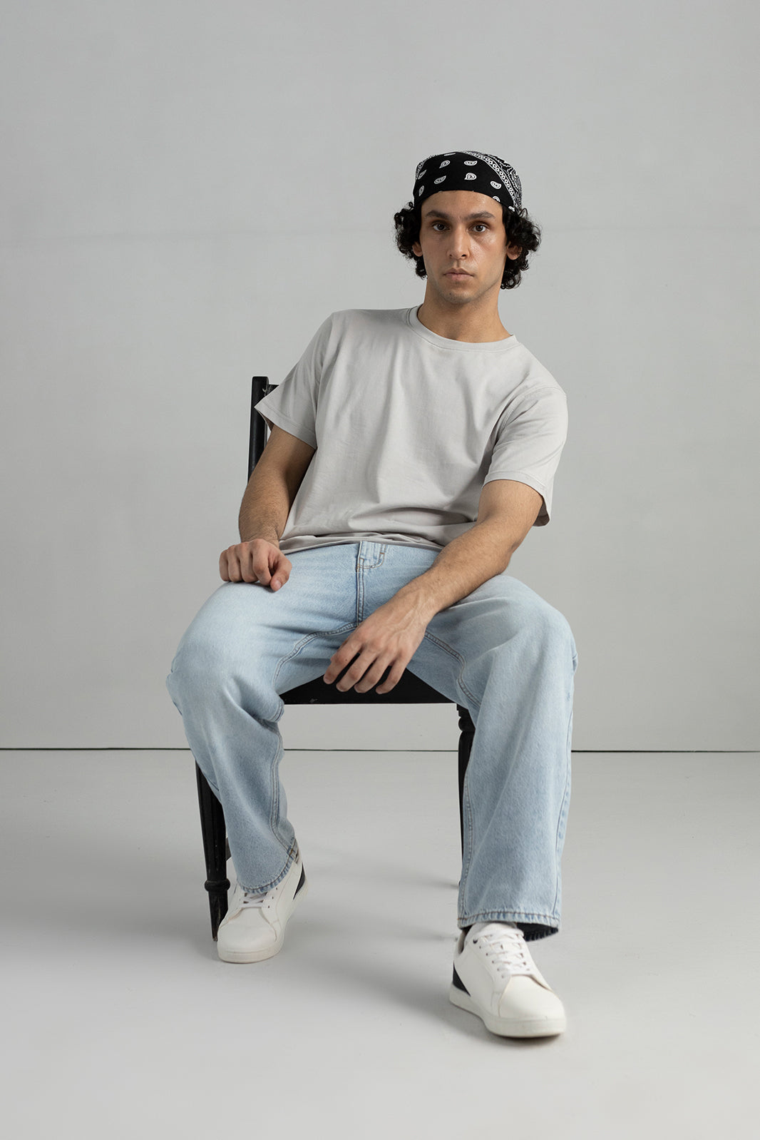 EMBROIDERED TEXT T-SHIRT